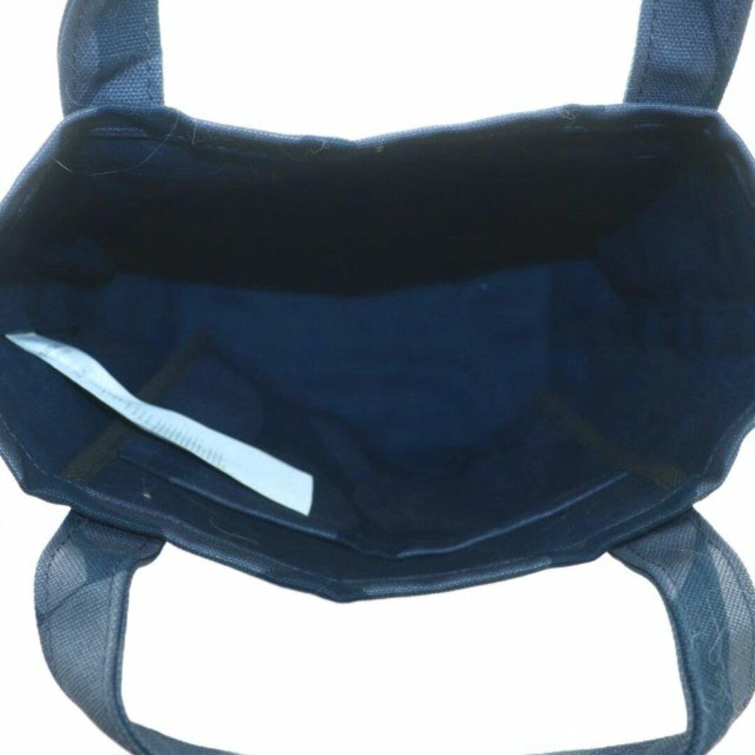 marimekko(マリメッコ)のマリメッコ ピエニウニッコ トートバッグ キャンバス 花柄 紺 ■SH レディースのバッグ(トートバッグ)の商品写真