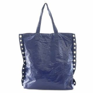 トリココムデギャルソン トートバッグ ハトメ 青 ブルー TA-K201PVC(トートバッグ)