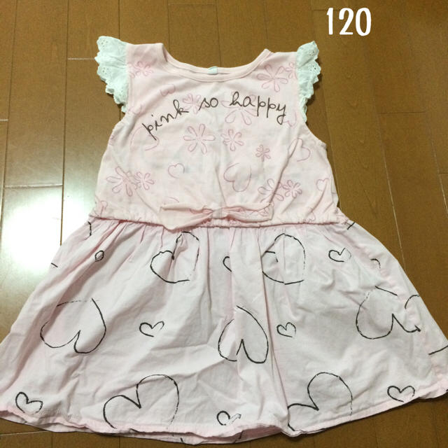 西松屋(ニシマツヤ)のワンピース 120 キッズ/ベビー/マタニティのキッズ服女の子用(90cm~)(ワンピース)の商品写真