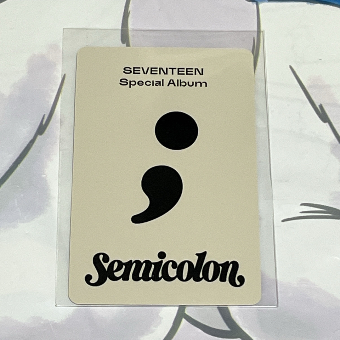 SEVENTEEN(セブンティーン)の水 ① ドギョム トレカ Semicolon seventeen 公式 エンタメ/ホビーのCD(K-POP/アジア)の商品写真