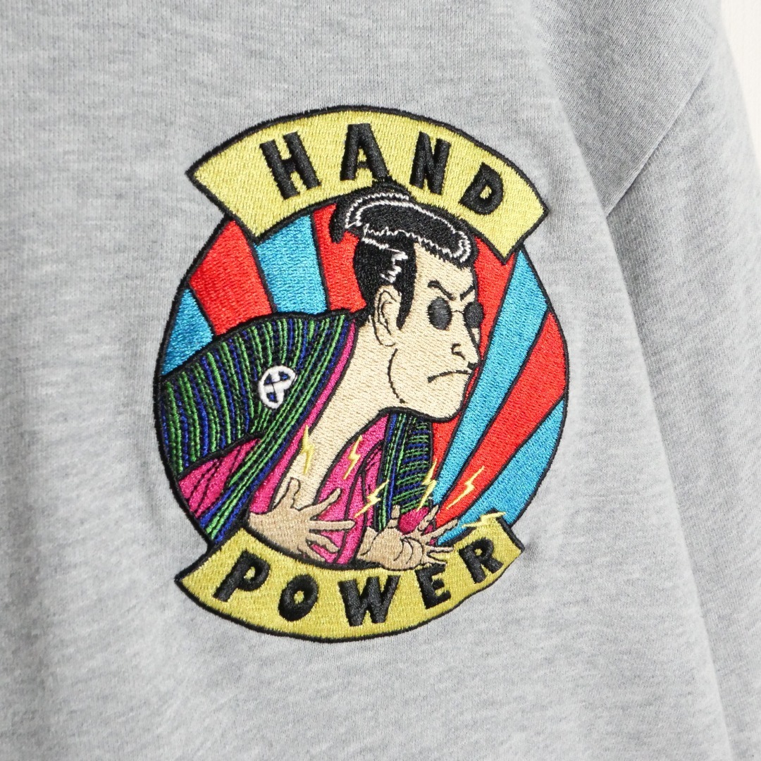 Graniph(グラニフ)のグラニフ パーカー プルオーバー 和柄刺繍 M グレー メンズのトップス(パーカー)の商品写真