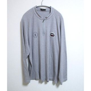 パパス　プラス　papas + ハーフジップニット　日本製(ニット/セーター)