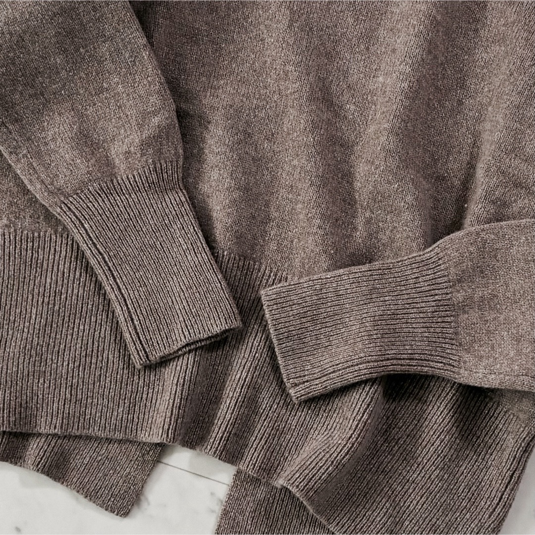 BARNYARDSTORM(バンヤードストーム)の美品♪バンヤードストーム カシミヤウール タートルネックニット L相当 ベージュ レディースのトップス(ニット/セーター)の商品写真