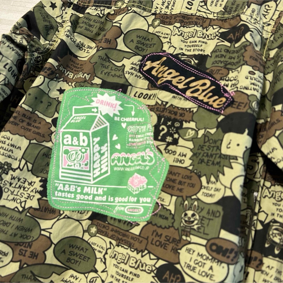 angelblue(エンジェルブルー)のエンジェルブルー angel blue ナカムラくん シャツ 迷彩 キッズ/ベビー/マタニティのキッズ服女の子用(90cm~)(Tシャツ/カットソー)の商品写真