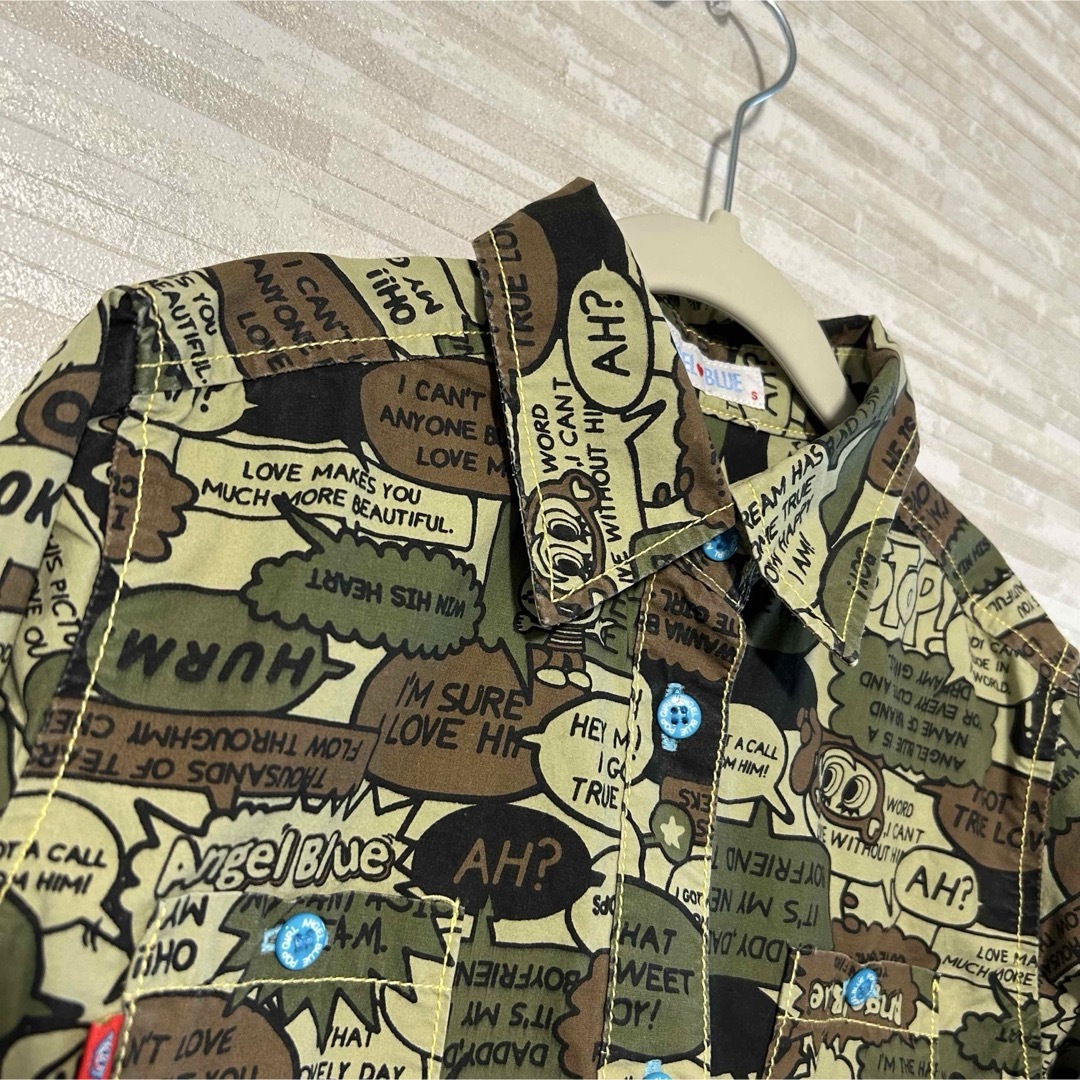 angelblue(エンジェルブルー)のエンジェルブルー angel blue ナカムラくん シャツ 迷彩 キッズ/ベビー/マタニティのキッズ服女の子用(90cm~)(Tシャツ/カットソー)の商品写真