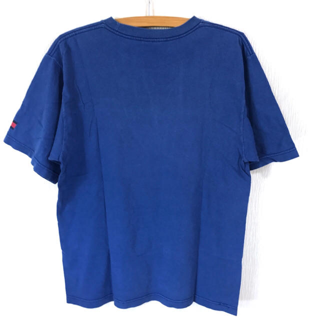 TOMMY HILFIGER(トミーヒルフィガー)の貴重 レア 90s USA製 トミーフィルフィガー Tシャツ xL 青 メンズのトップス(Tシャツ/カットソー(半袖/袖なし))の商品写真