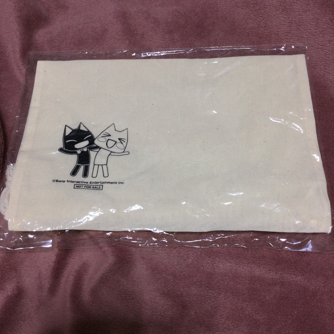 どこでもいっしょ トロ&クロ オリジナル巾着 エンタメ/ホビーのおもちゃ/ぬいぐるみ(キャラクターグッズ)の商品写真