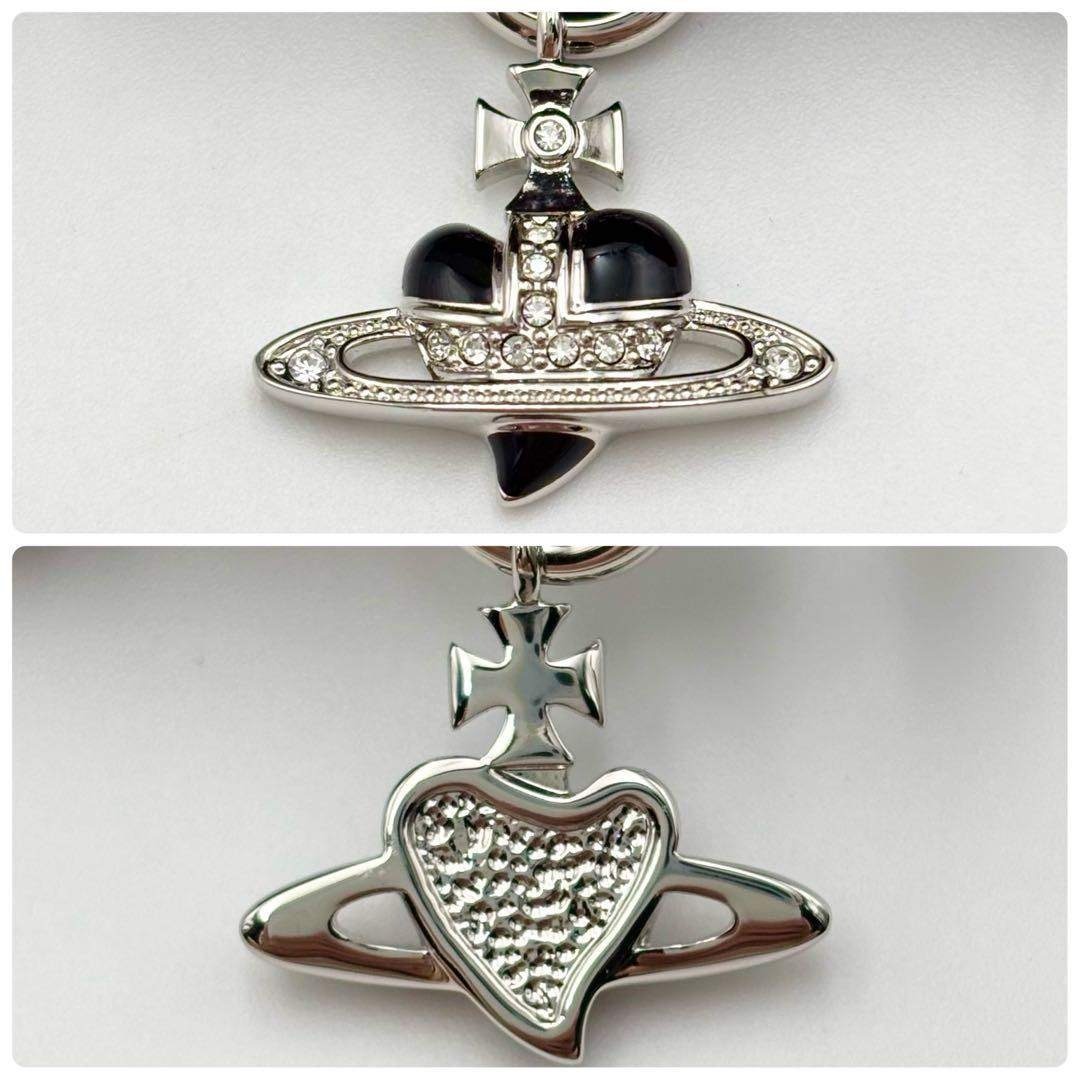 Vivienne Westwood(ヴィヴィアンウエストウッド)の新品未使用 ヴィヴィアンウエストウッド ディアマンテハート チョーカー ブラック レディースのアクセサリー(その他)の商品写真