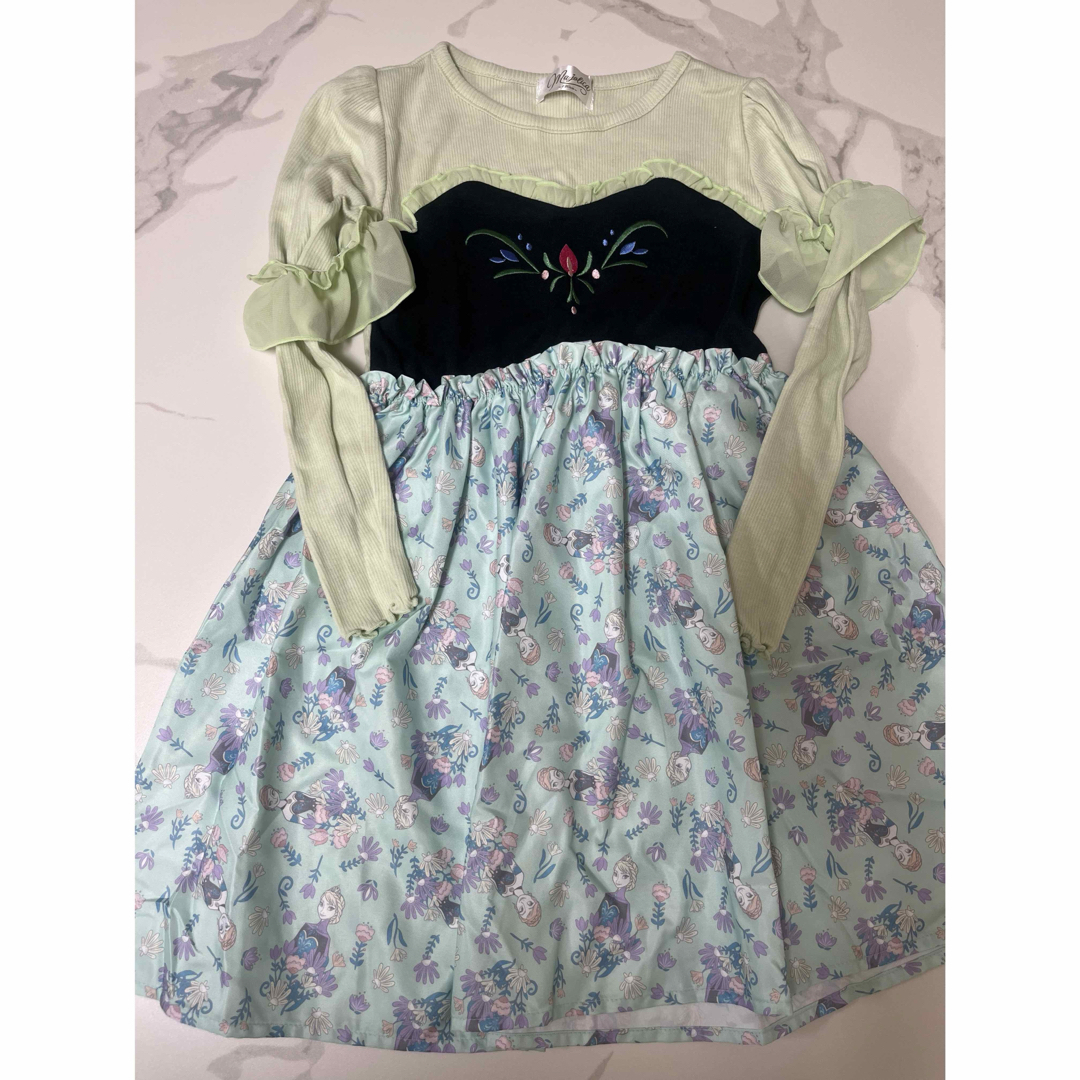 バースデイ(バースデイ)のバースデイ　マジョリカ　アナ雪　アナ　ワンピース　120 キッズ/ベビー/マタニティのキッズ服女の子用(90cm~)(ワンピース)の商品写真