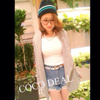 ココディール(COCO DEAL)の2014 S/S ♡ 着流しパーカー(パーカー)