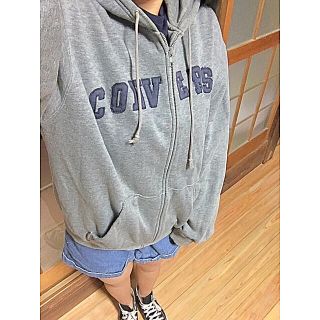 コンバース(CONVERSE)の値下げ交渉あり！！コンバース♡ビックロゴパーカー(パーカー)