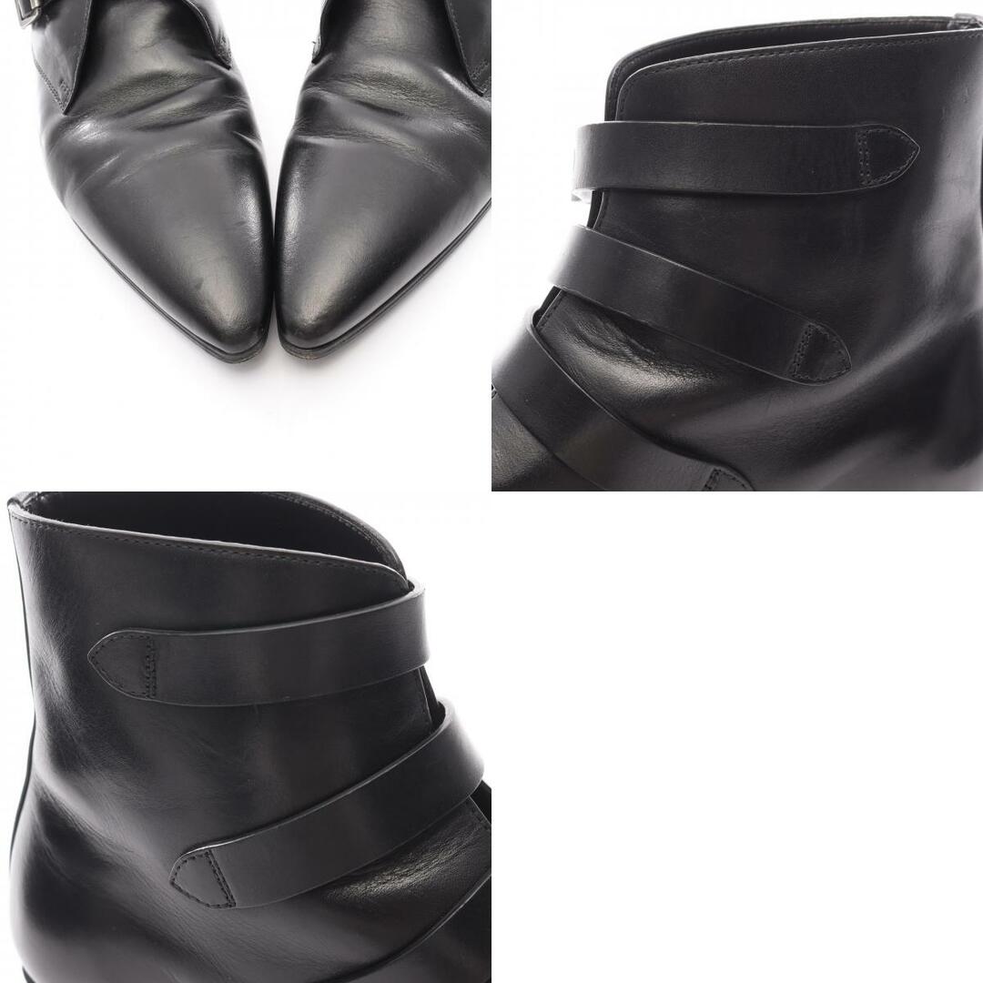 サンローランパリ SAINT LAURENT PARIS ブーツ 靴 レザー メンズ ブラック系 【中古】 メンズの靴/シューズ(ブーツ)の商品写真