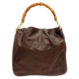 GUCCI オールド グッチ ヴィンテージ バンブー 2way ショルダー ハンドバッグ 001 2058【中古】JA-25118