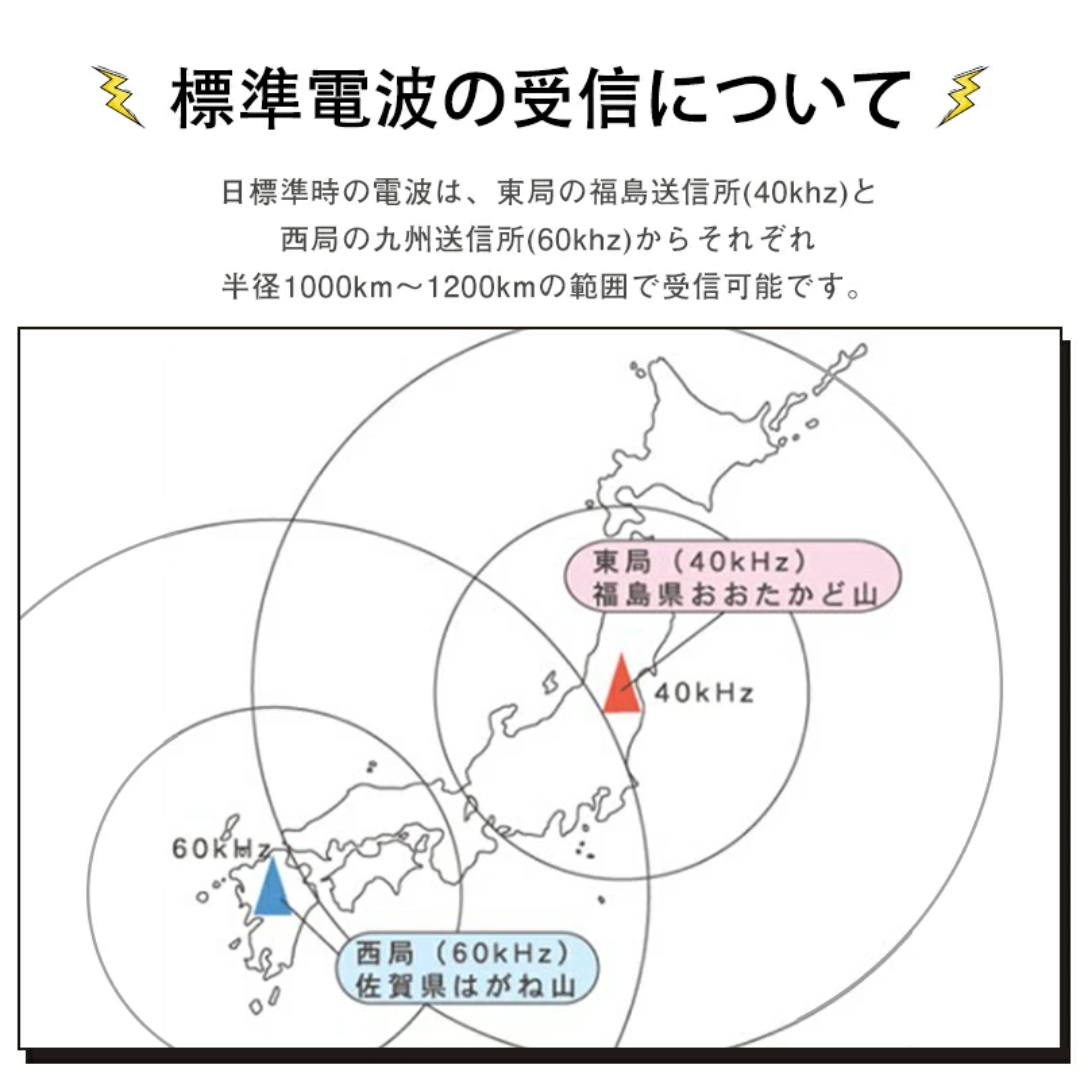 直径35cm 電波式掛け時計 木製電波時計 おしゃれ インテリア 壁掛け時計  インテリア/住まい/日用品のインテリア小物(掛時計/柱時計)の商品写真