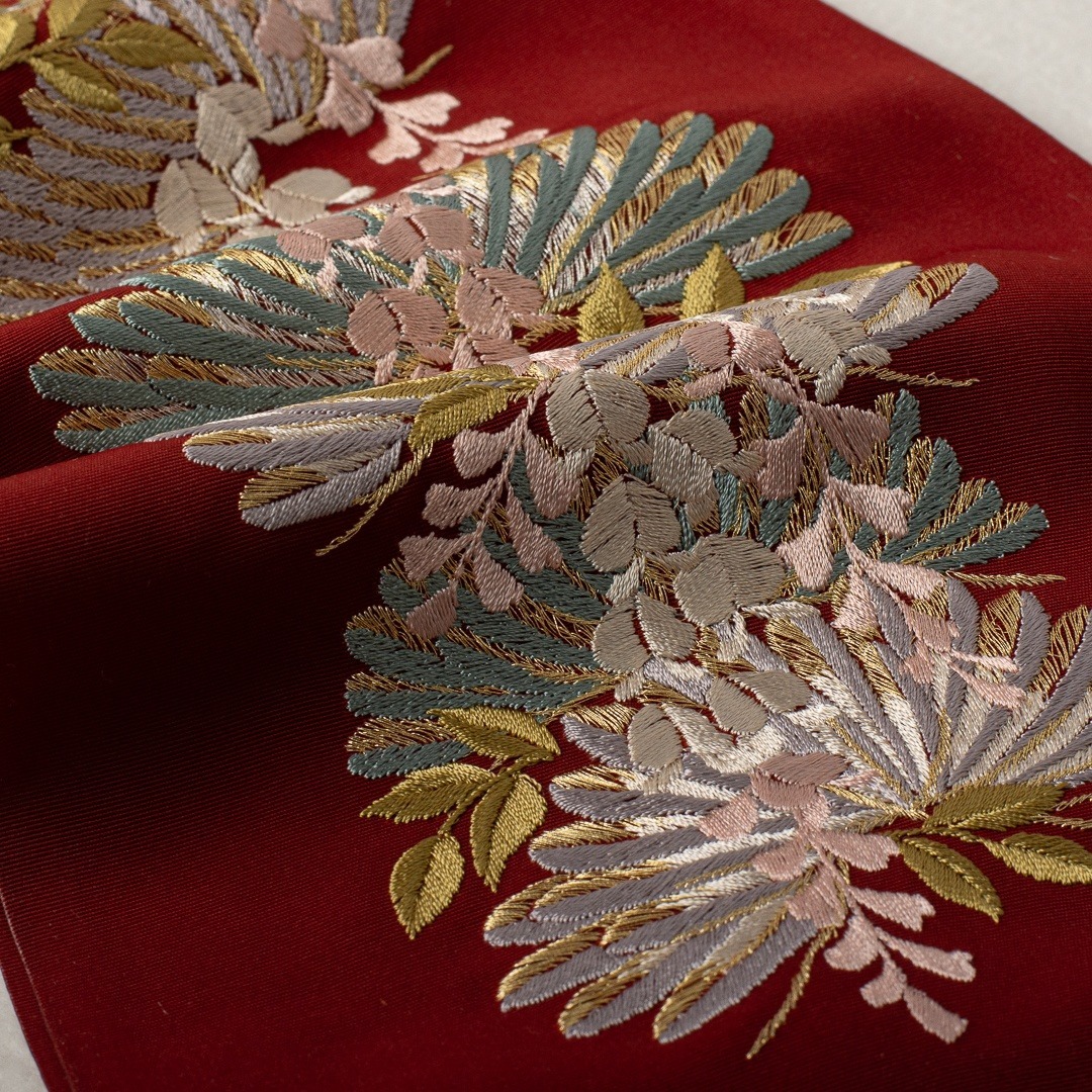 半衿 刺繍半衿 No.3748【京和彩】振袖 婚礼 打掛 訪問着 半襟 新品 レディースの水着/浴衣(和装小物)の商品写真