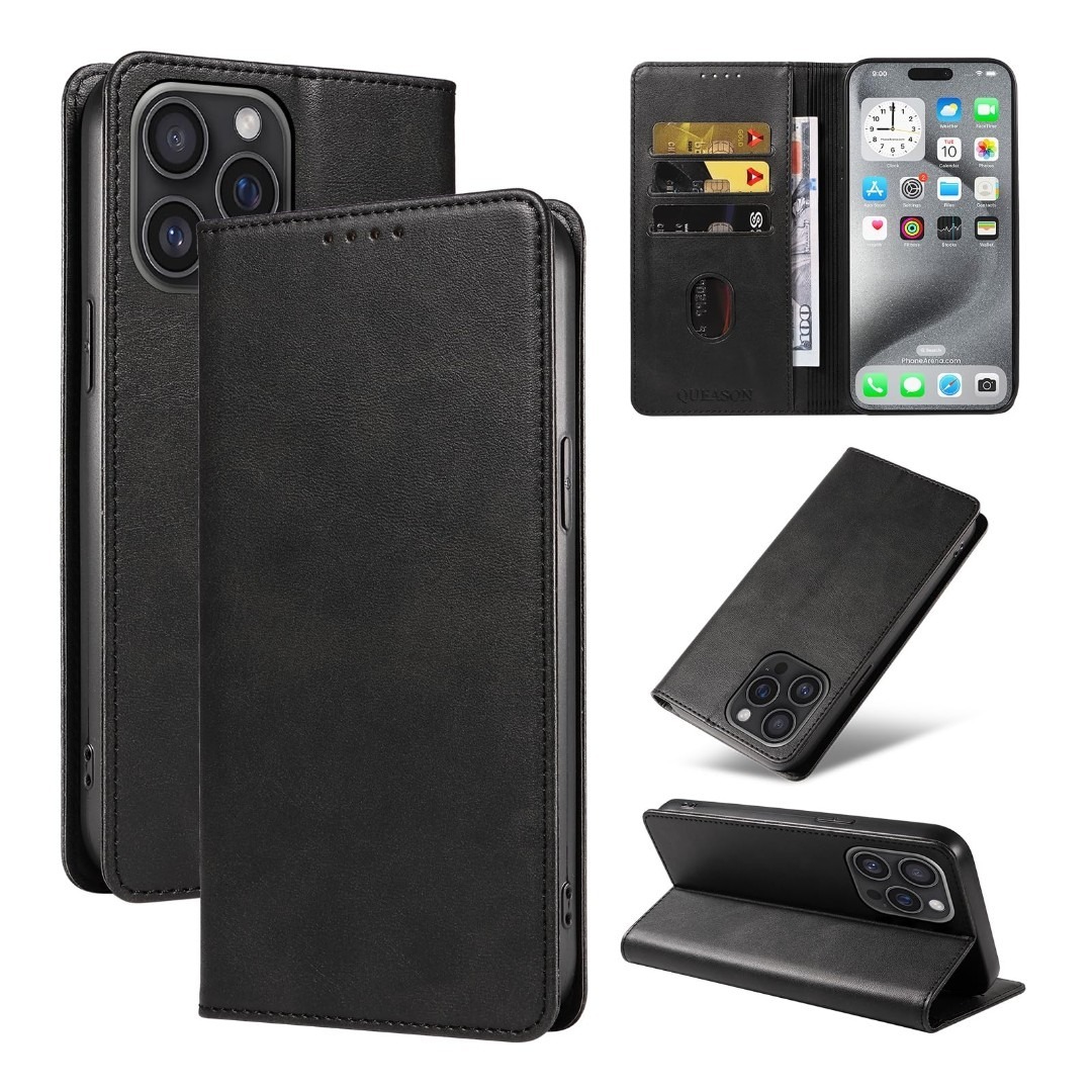 【色:ブラック_サイズ:iPhone 16Pro 用】QUEASON【iphon スマホ/家電/カメラのスマホアクセサリー(その他)の商品写真