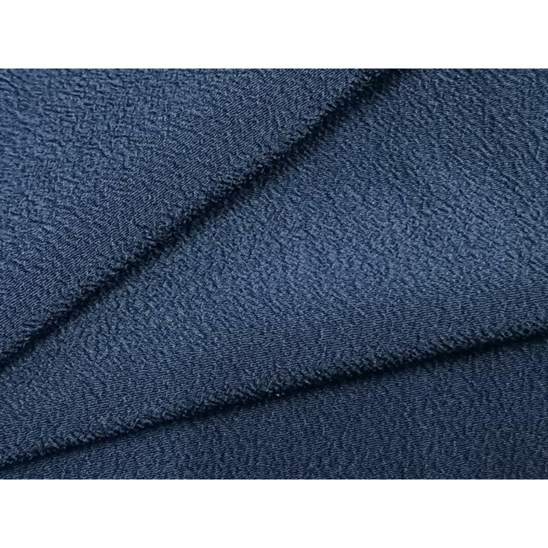 平和屋着物▽色無地 単衣 紺青色 洗える着物 AABC3768fy レディースの水着/浴衣(着物)の商品写真