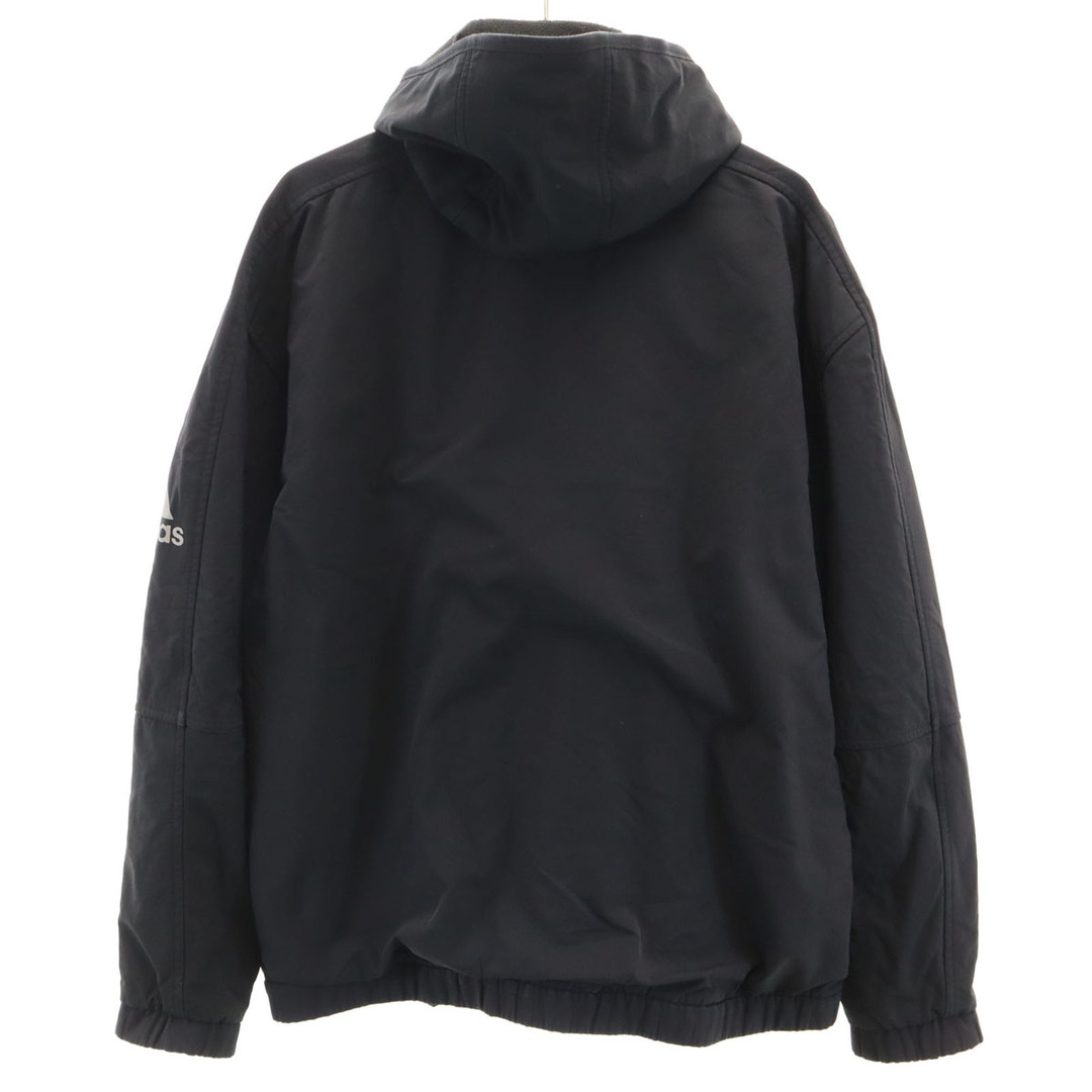 adidas(アディダス)の古着 adidas アディダス フード ジップジャケット M ブラック メンズ メンズのジャケット/アウター(その他)の商品写真
