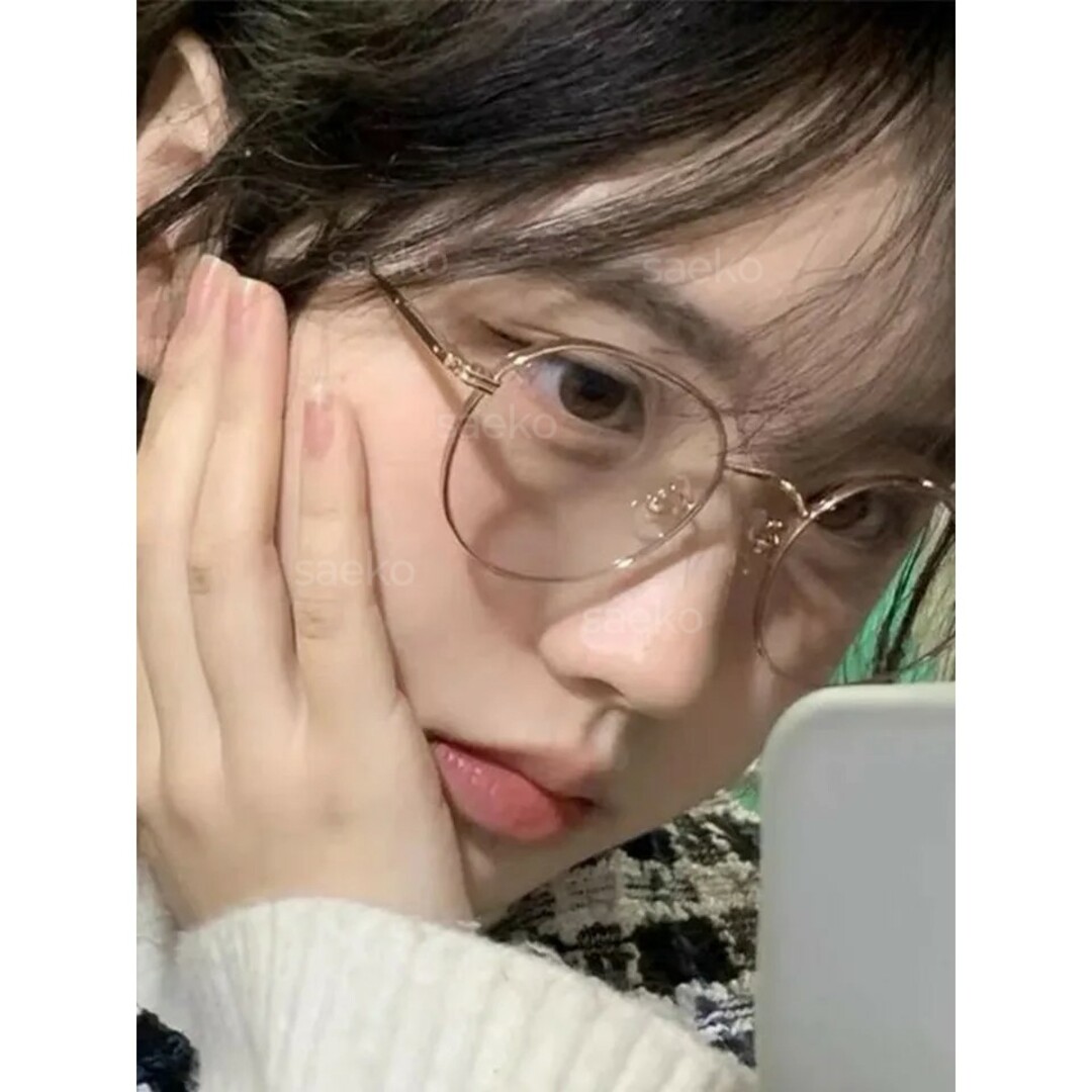 遠近両用老眼鏡+150(1.5)■ローズゴールド■累進多焦点レンズ ■紫外線カッ レディースのファッション小物(サングラス/メガネ)の商品写真