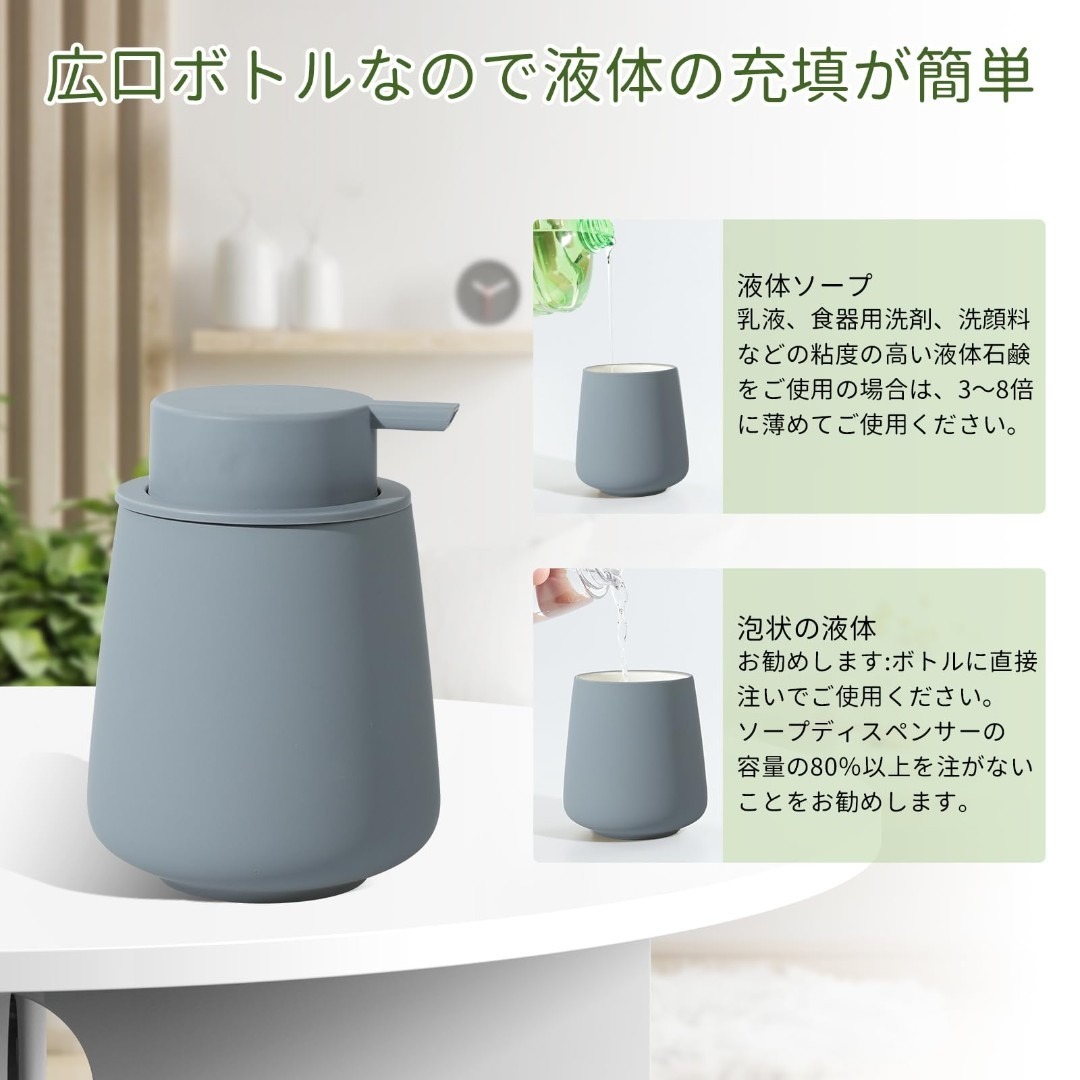 新品 HANNUOXINハンドソープ ディスペンサー 泡立ち洗剤ディスペンサー  インテリア/住まい/日用品の日用品/生活雑貨/旅行(タオル/バス用品)の商品写真