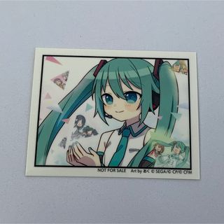 プロセカ 特典 ステッカー セカイのひとコマ ⑩ 初音ミク(キャラクターグッズ)