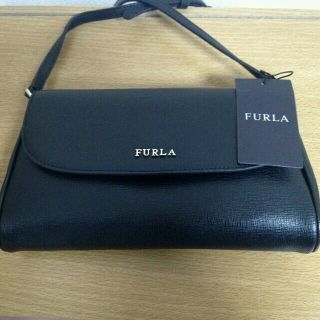 フルラ(Furla)の【新品】FURLA　ミニバッグ　ブラック(ショルダーバッグ)