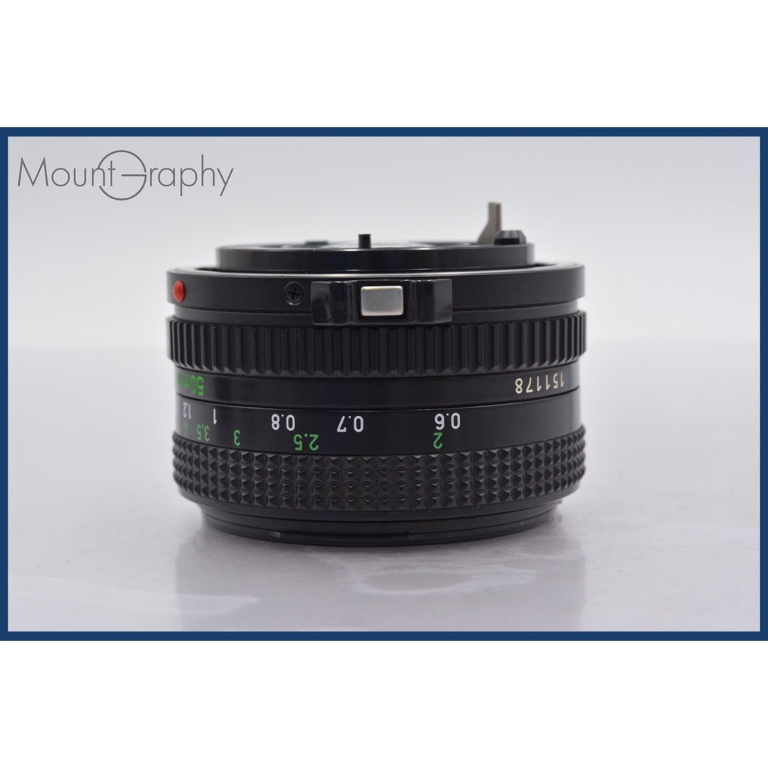 ★極上美品★ キヤノン Canon NEW FD 50mm F2 前後キャップ&レンズフィルター付 ★完動★同梱可 #am937 スマホ/家電/カメラのカメラ(レンズ(ズーム))の商品写真