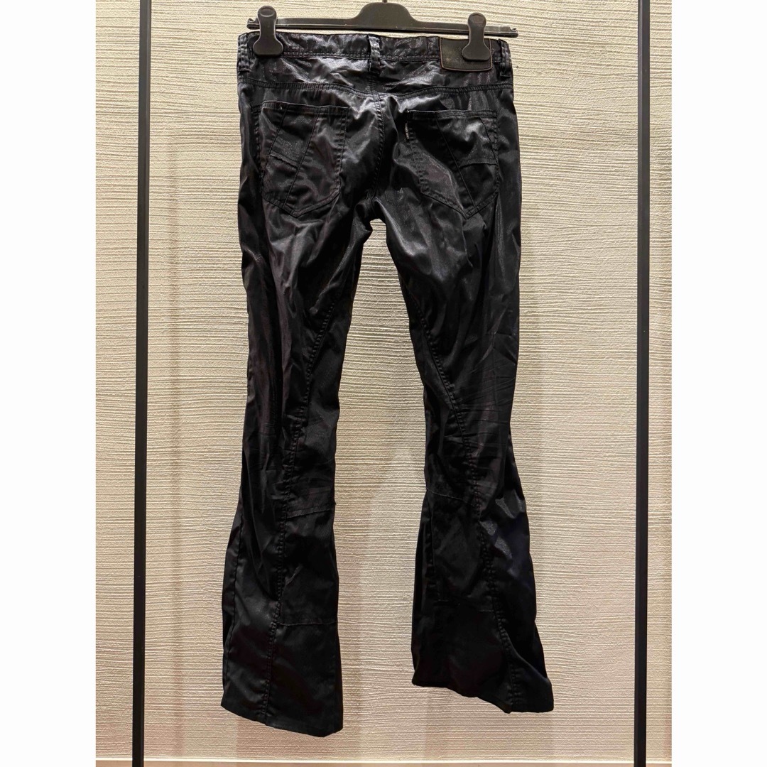 TORNADO MART(トルネードマート)の00s tornado mart coated flare pants y2k メンズのパンツ(その他)の商品写真