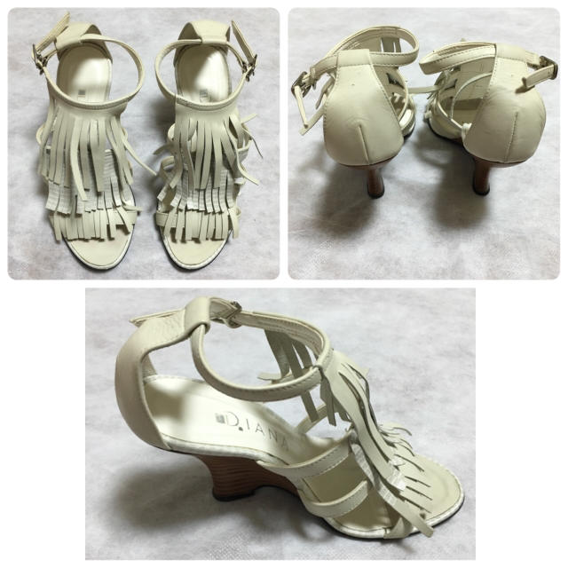 DIANA(ダイアナ)のダイアナ フリンジサンダル 22cm レディースの靴/シューズ(サンダル)の商品写真