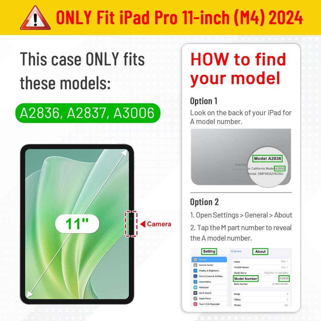 新品 Fintie iPad Pro 11インチ(M4) ケース 2024 保護 スマホ/家電/カメラのPC/タブレット(タブレット)の商品写真