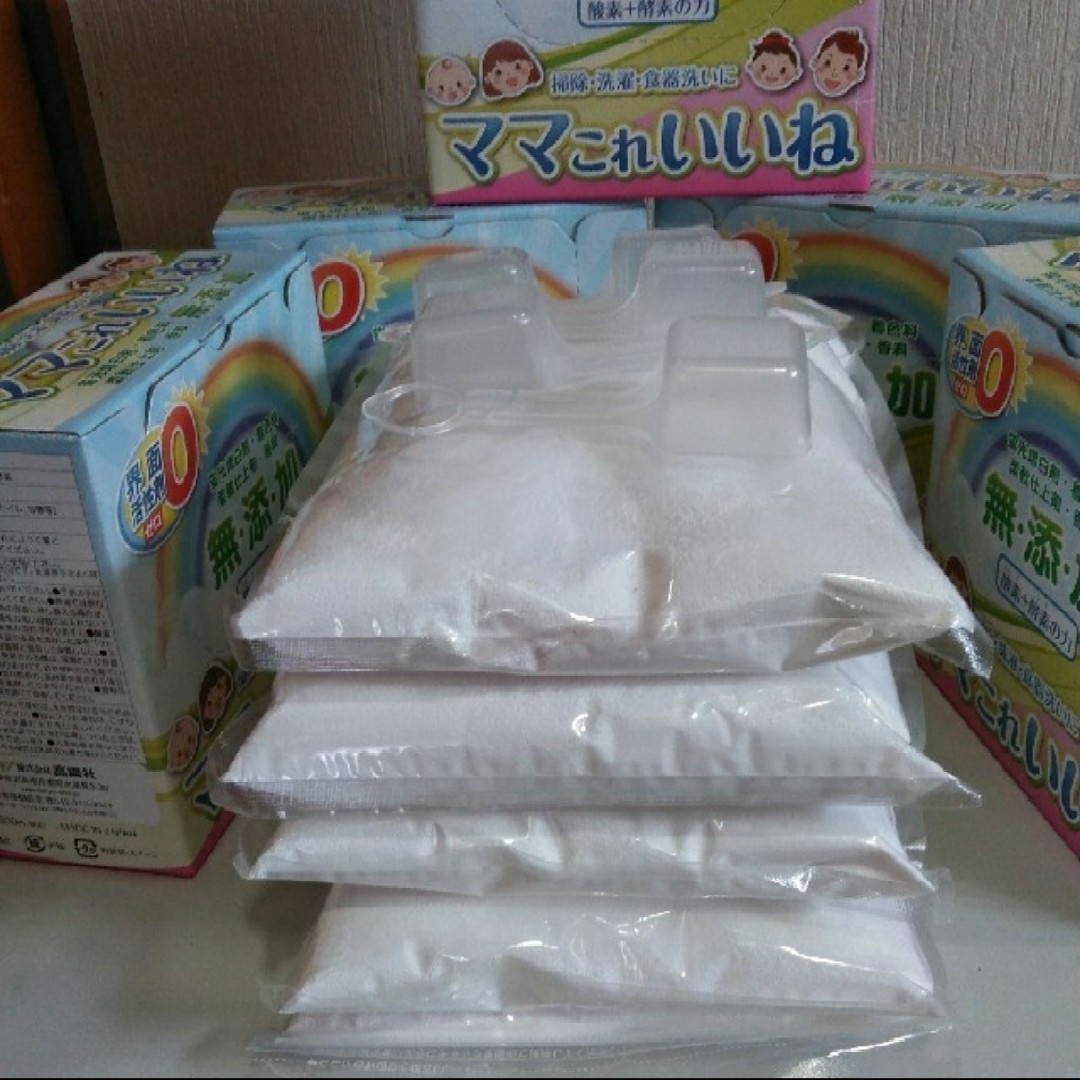 高陽社(コウヨウシャ)の高陽社 ママこれいいね 1000g×5袋 箱無し インテリア/住まい/日用品の日用品/生活雑貨/旅行(洗剤/柔軟剤)の商品写真