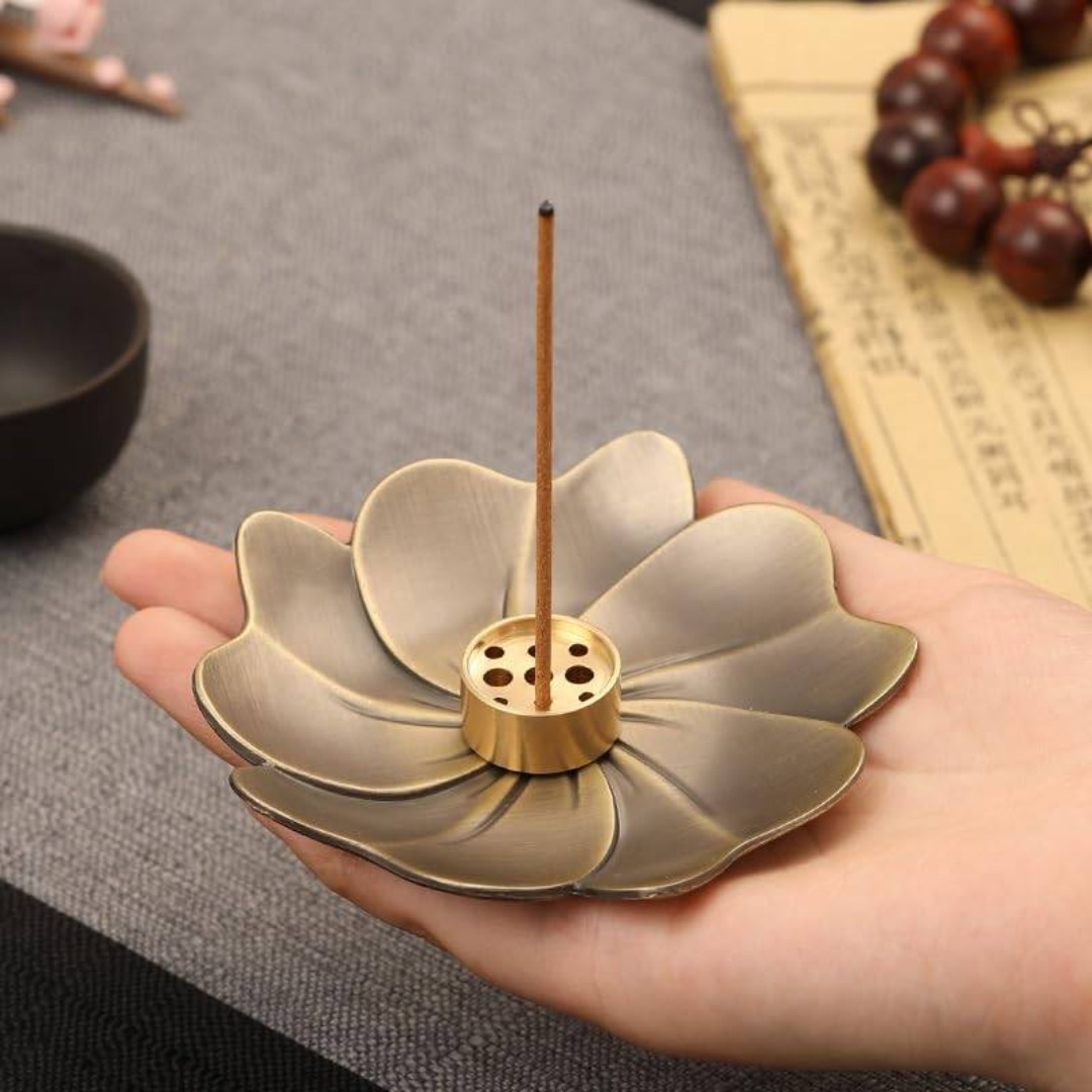 【数量限定】Ouliyoo お香立て 線香立て 真鍮 ９穴 多サイズ対応 ドラム インテリア/住まい/日用品のインテリア/住まい/日用品 その他(その他)の商品写真