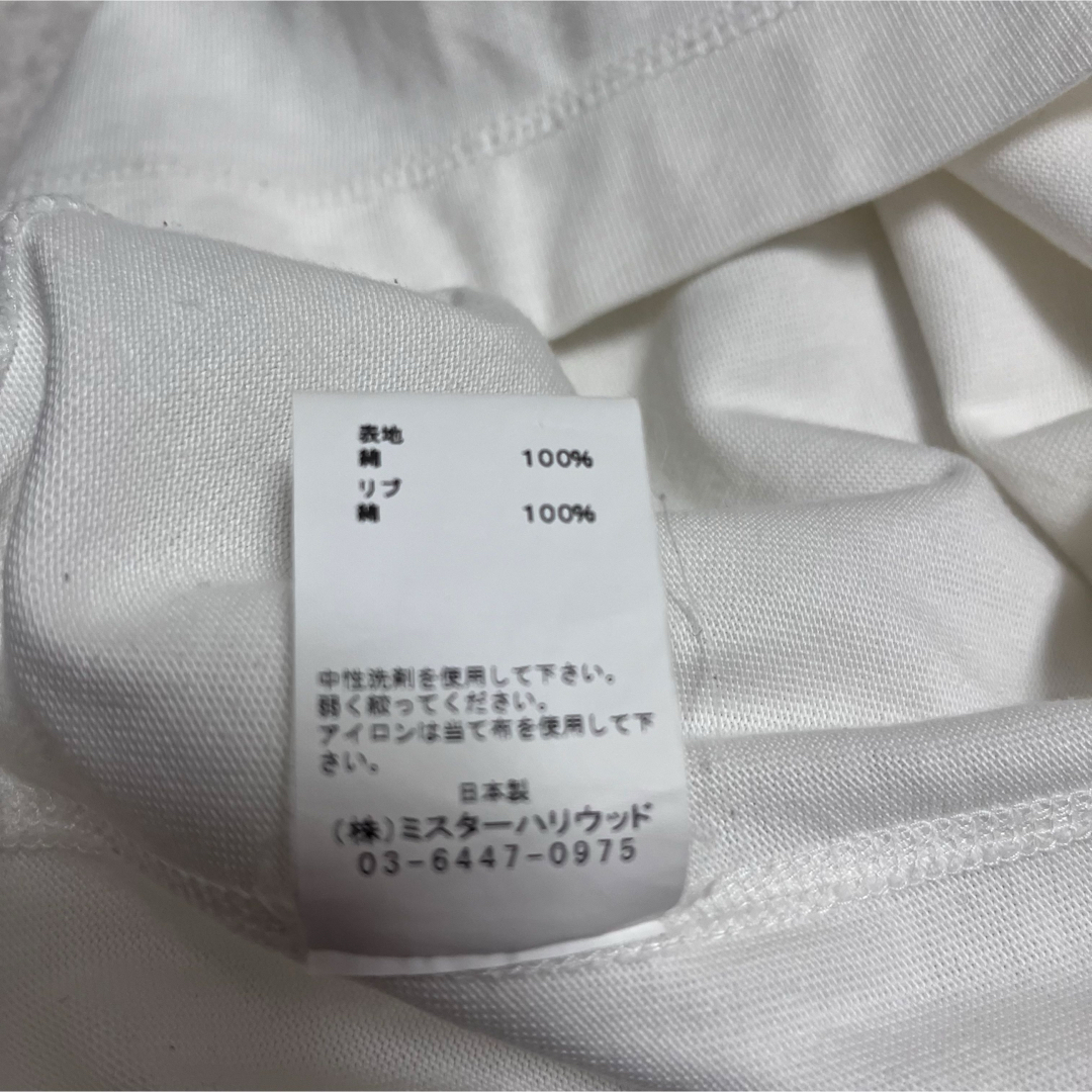 N.HOOLYWOOD(エヌハリウッド)のN.HOOLYWOOD エヌハリウッド クルーネック Tシャツ ホワイト 36 メンズのトップス(Tシャツ/カットソー(半袖/袖なし))の商品写真