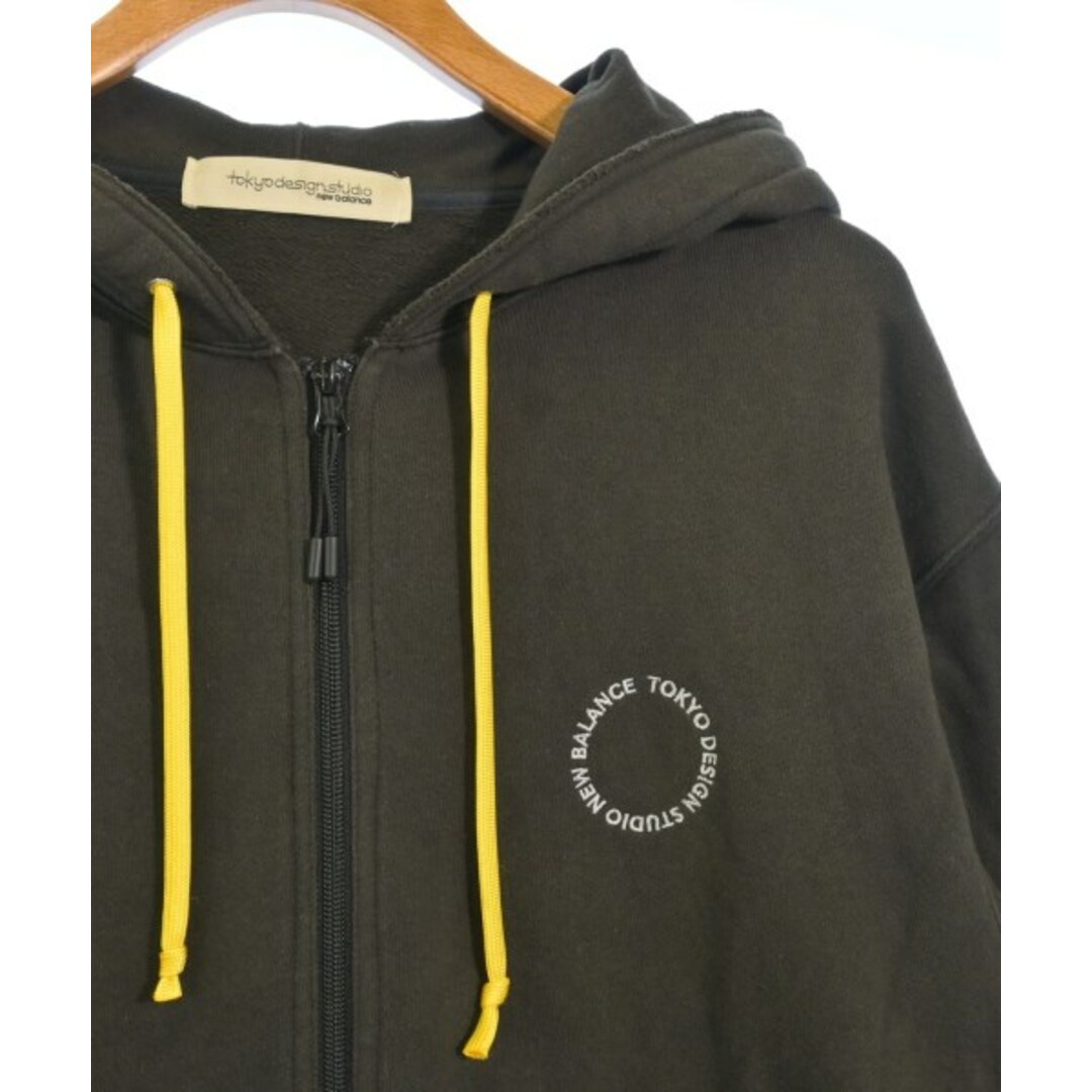 TOKYO DESIGN STUDIO New Balance パーカー L 茶 【古着】【中古】【送料無料】 メンズのトップス(パーカー)の商品写真
