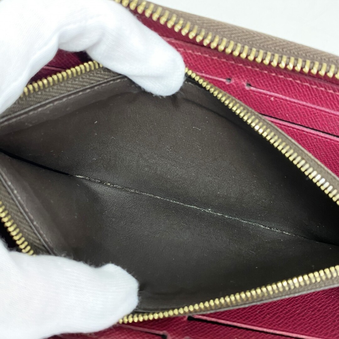 LOUIS VUITTON(ルイヴィトン)の【5md5050】ルイヴィトン 長財布 モノグラム ポルトフォイユクレマンス M60742 ブラウン フューシャ【中古】レディース レディースのファッション小物(財布)の商品写真