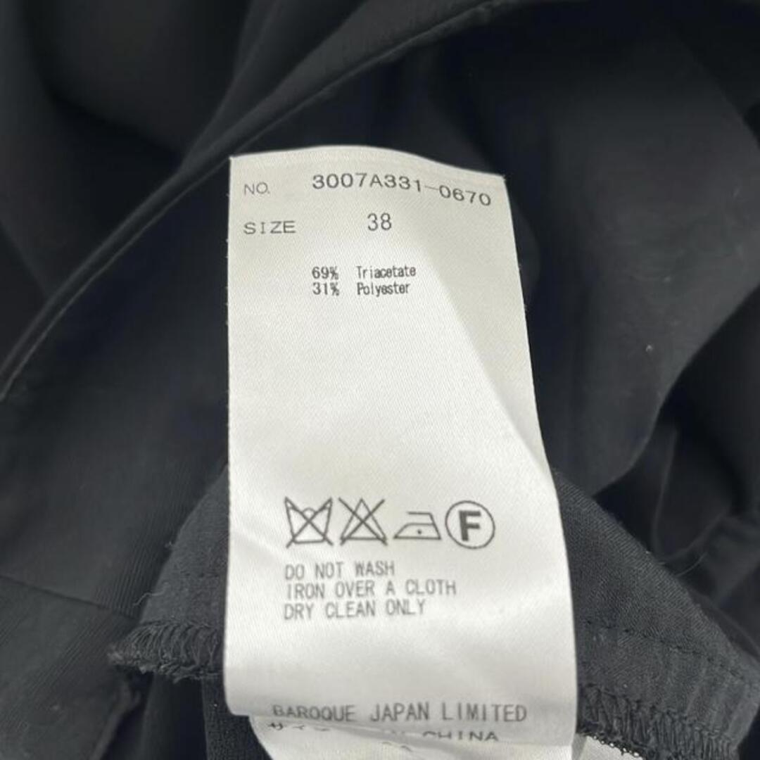 ENFOLD(エンフォルド)のENFOLD(エンフォルド) パンツ サイズ38 M レディース - 黒 フルレングス レディースのパンツ(その他)の商品写真