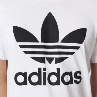 アディダス(adidas)のO【新品/即日発送OK】adidas オリジナルス デカロゴ Tシャツ 白/黒(Tシャツ/カットソー(半袖/袖なし))