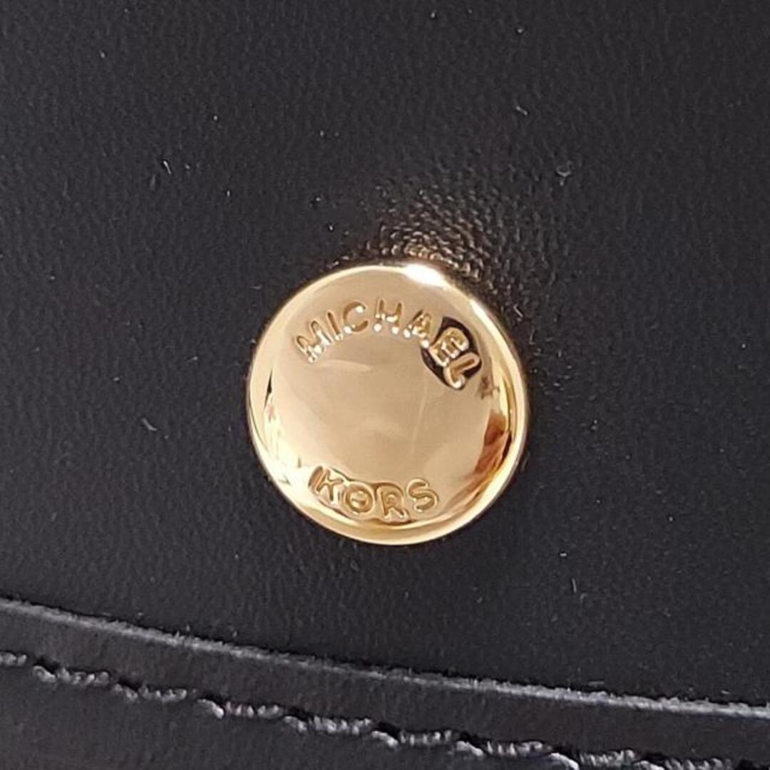 MICHAEL KORS(マイケルコース)のMICHAEL KORS(マイケルコース) トートバッグ - 黒 編み込み/メッシュ レザー レディースのバッグ(トートバッグ)の商品写真