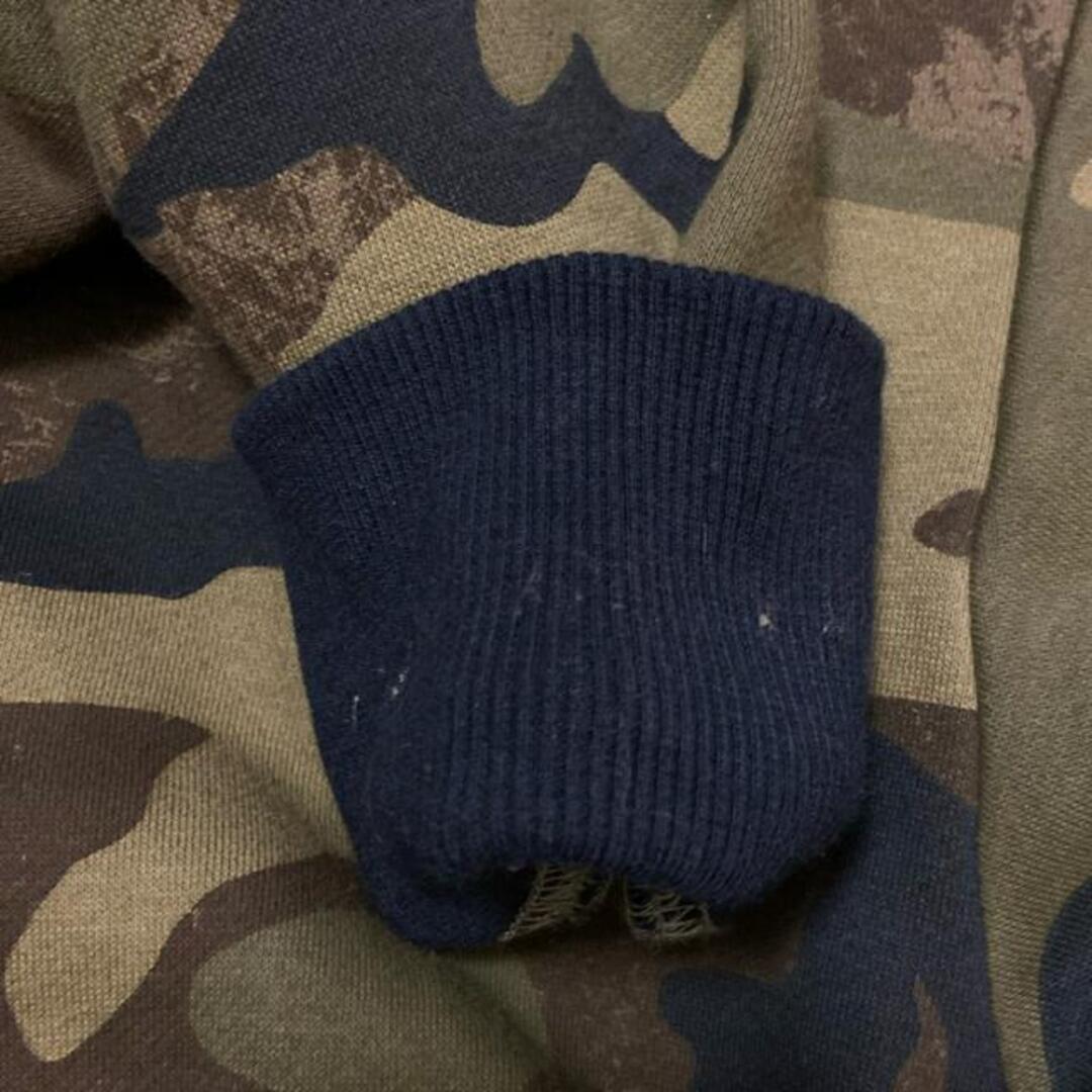 THE NORTH FACE(ザノースフェイス)のTHE NORTH FACE(ノースフェイス) パーカー サイズM メンズ - カーキ×黒×マルチ 長袖/迷彩柄/刺繍/ジップアップ メンズのトップス(パーカー)の商品写真