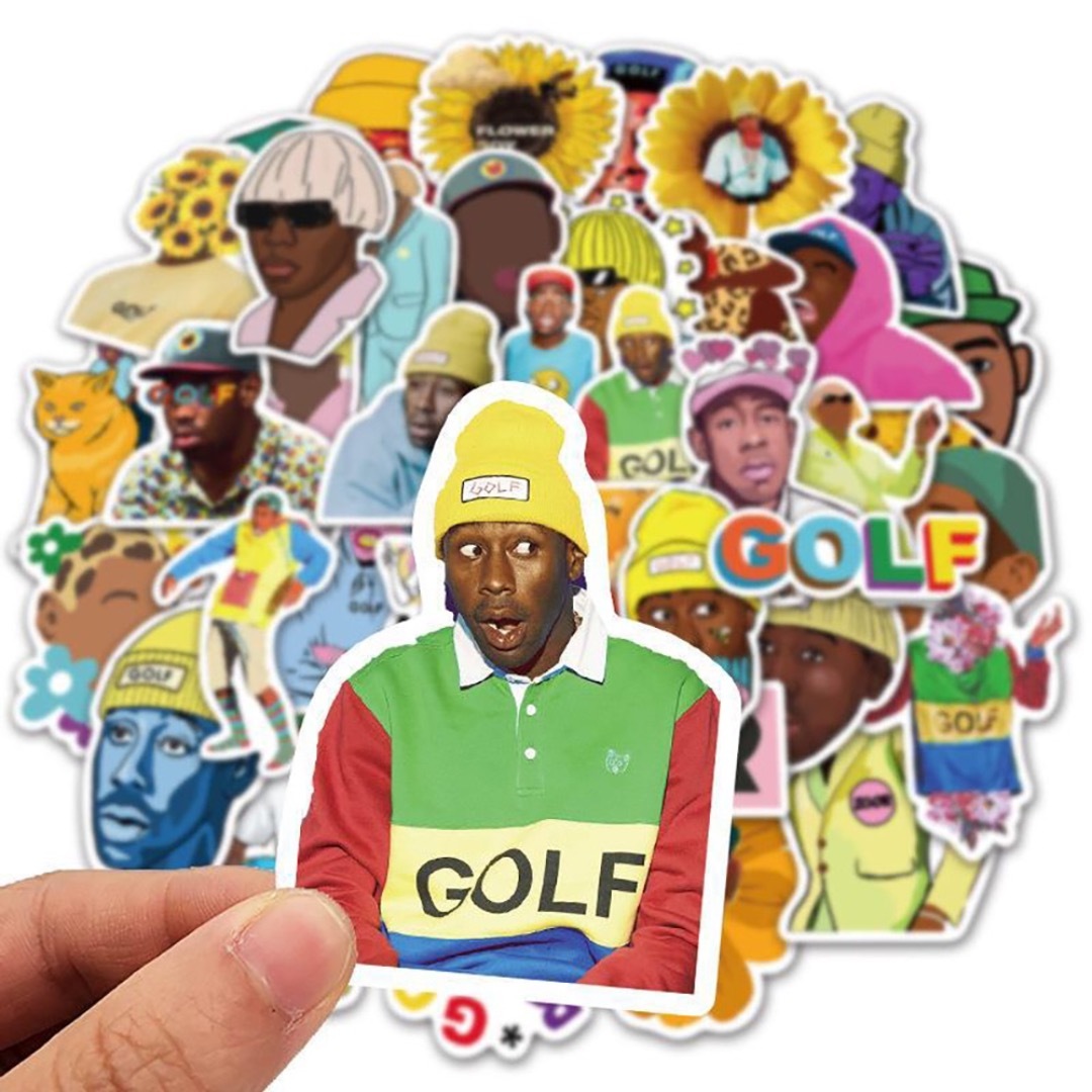 Tyler The Creator ステッカー 50枚セット PVC 防水シール エンタメ/ホビーのタレントグッズ(ミュージシャン)の商品写真