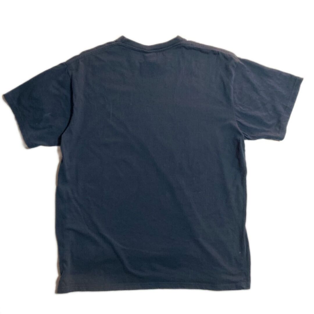 New Zealand ニュージーランド スーベニア キウイ アイランド プリント Tシャツ 半袖 ネイビー L 春夏 アメカジ ストリート 古着■ZTP79 レディースのトップス(Tシャツ(半袖/袖なし))の商品写真