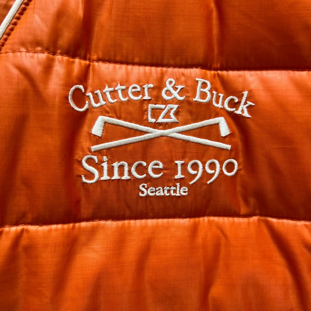 CUTTER & BUCK(カッターアンドバック)のカッターアンドバック メンズ ゴルフウェア アウター M オレンジ CUTTER&BUCK スポーツ/アウトドアのゴルフ(ウエア)の商品写真