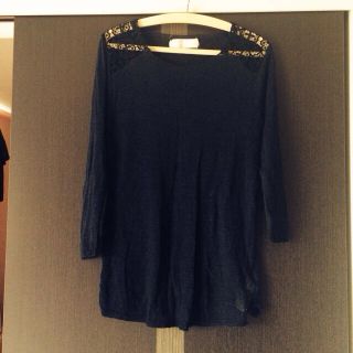 ザラ(ZARA)のzara薄手ニット★(カットソー(長袖/七分))