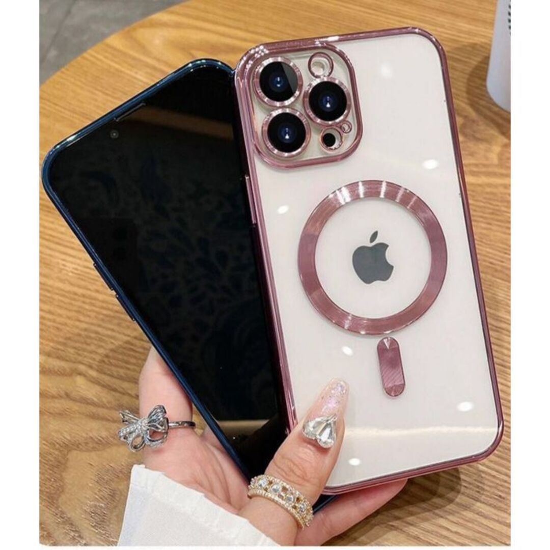 iphone16ケース TPU 無線 磁気 ワイヤレス充電 ブラック3 スマホ/家電/カメラのスマホアクセサリー(その他)の商品写真