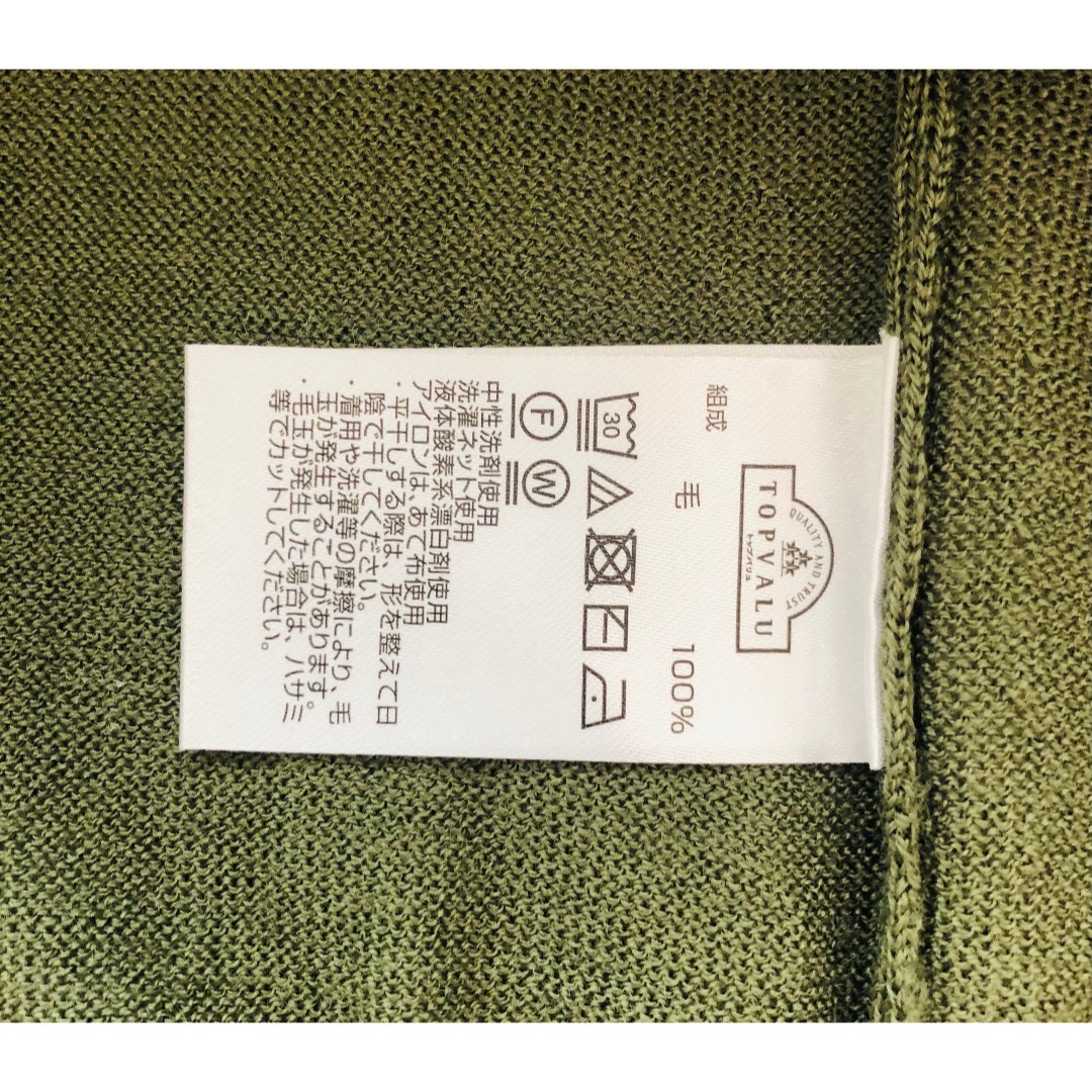 AEON(イオン)のウール100% Mサイズ Vネックセーター  レディースのトップス(ニット/セーター)の商品写真