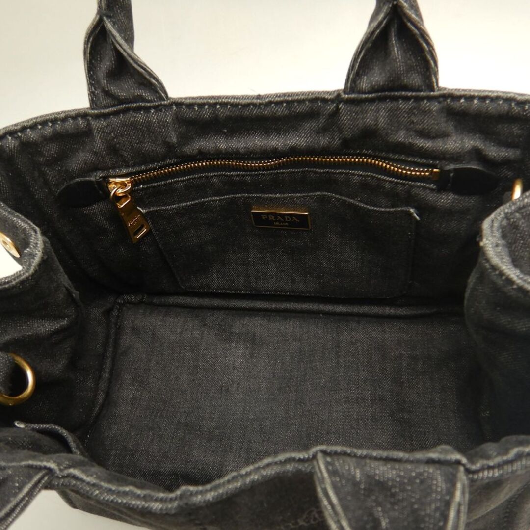 PRADA(プラダ)のPRADA プラダ カナパ B2439G トートバッグ キャンバス NERO/253002【中古】 レディースのバッグ(トートバッグ)の商品写真