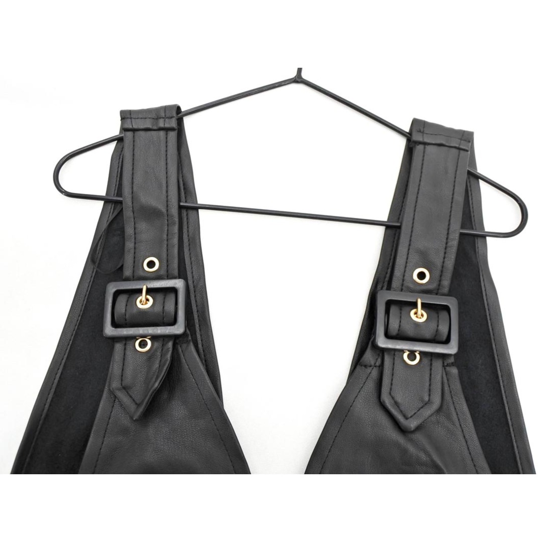 ZARA(ザラ)のZARA ザラ フェイクレザー ジャンパー スカート sizeS/黒 ◇■ レディース レディースのスカート(ミニスカート)の商品写真