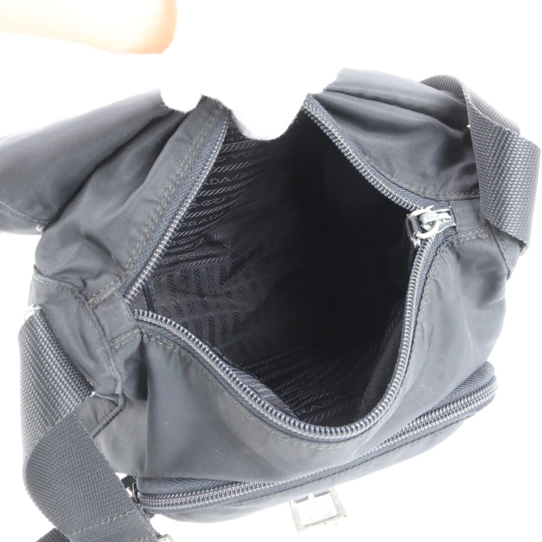 PRADA(プラダ)の美品 プラダ ギャランティカード付 テスート ナイロン 三角ロゴ B8994 レザー ショルダーバッグ 斜め掛け ビジネス メンズ EUE CX1-9 メンズのバッグ(ショルダーバッグ)の商品写真