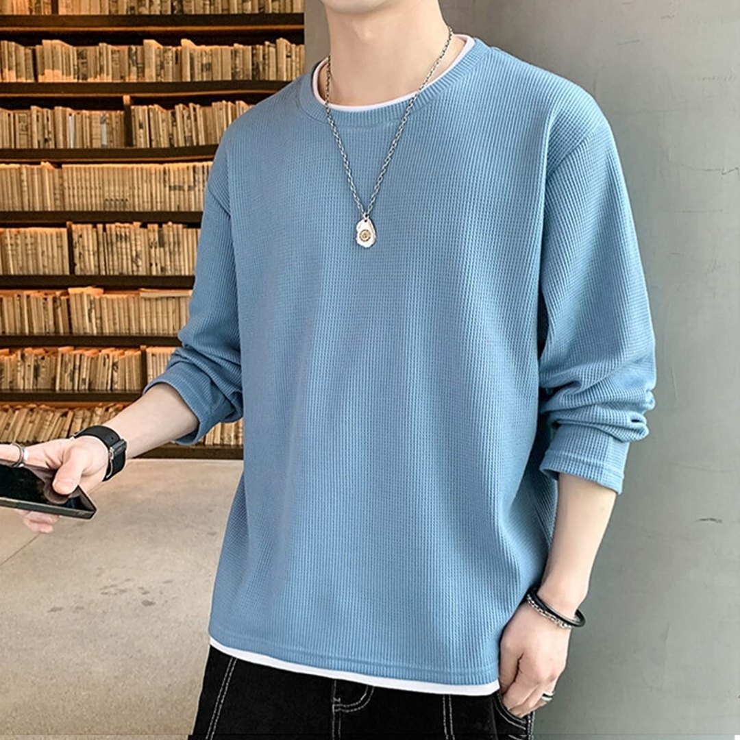 [Aroniko] 長袖tシャツ メンズ ロンティー ロングtシャツ ろんてぃー メンズのファッション小物(その他)の商品写真