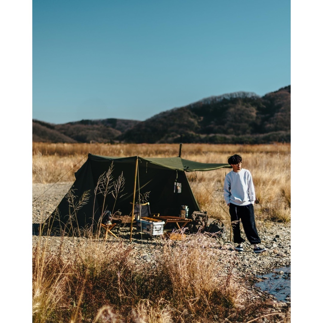 OneTigris ROC SHIELD パップテント TC軍幕 2人用 変形自 スポーツ/アウトドアのアウトドア(テント/タープ)の商品写真